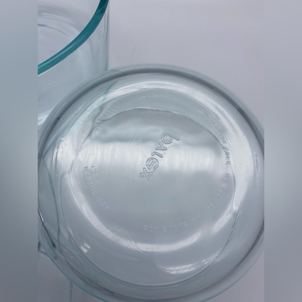 Set of 4 Pyrex Nesting Bowls Blue Tinted - Picture 10 of 10